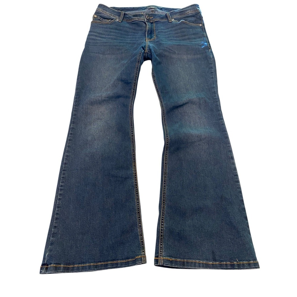Torrid Luxe Slim Boot Jeans Women 12 Short Medium Wash Super Stretch Denim 12S